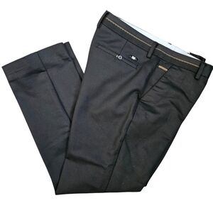 Rosso‎ Milano Men's Dress Pants 36x32 Black Cotton Spandex